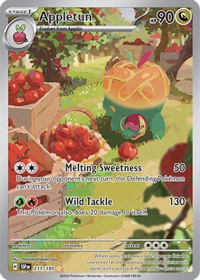 Appletun SV08: Surging Sparks Pokemon card