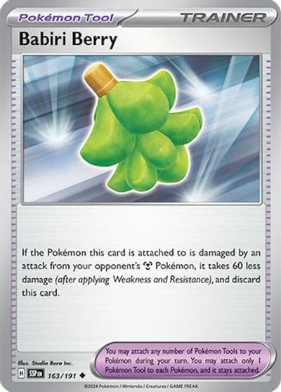 Babiri Berry SV08: Surging Sparks Pokemon card