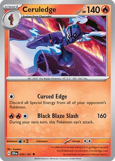 Ceruledge SV08: Surging Sparks Pokemon card