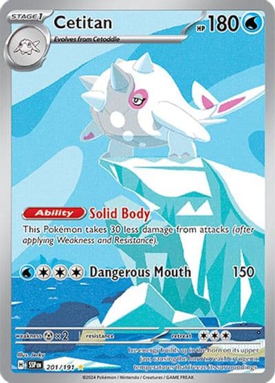 Cetitan SV08: Surging Sparks Pokemon card