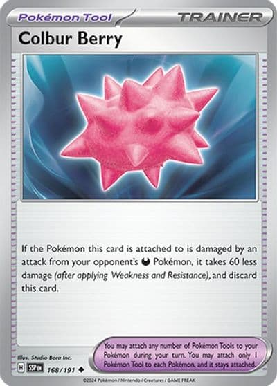 Colbur Berry SV08: Surging Sparks Pokemon card