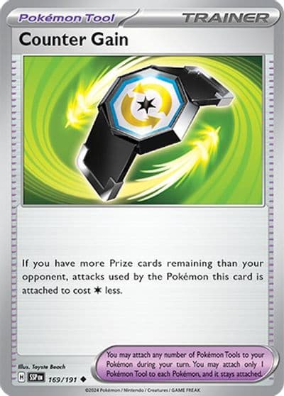 Counter Gain SV08: Surging Sparks Pokemon card