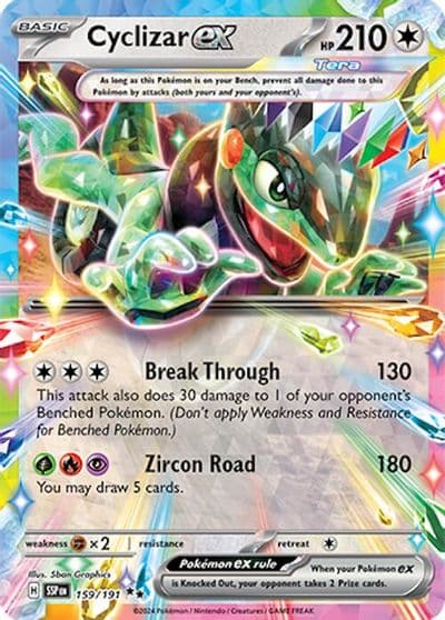 Cyclizar ex SV08: Surging Sparks Pokemon card
