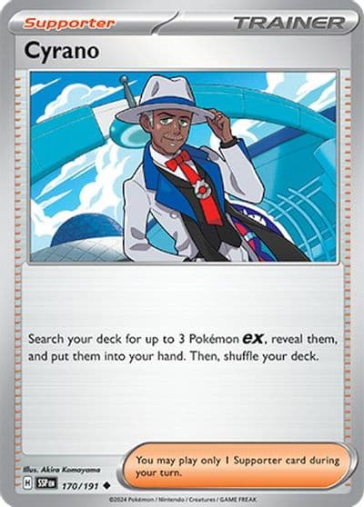 Cyrano SV08: Surging Sparks Pokemon card