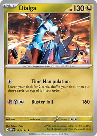 Dialga SV08: Surging Sparks Pokemon card
