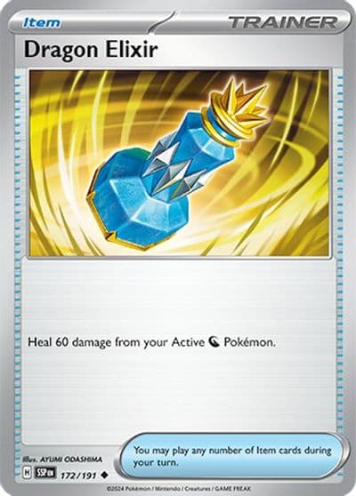 Dragon Elixir SV08: Surging Sparks Pokemon card