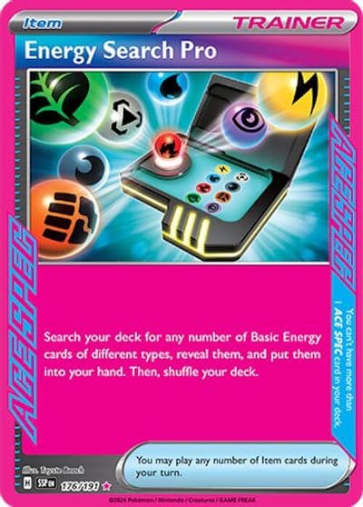 Energy Search Pro SV08: Surging Sparks Pokemon card