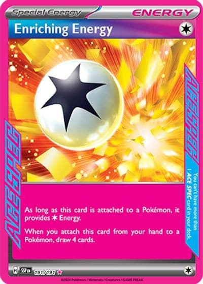 Enriching Energy SV08: Surging Sparks Pokemon card