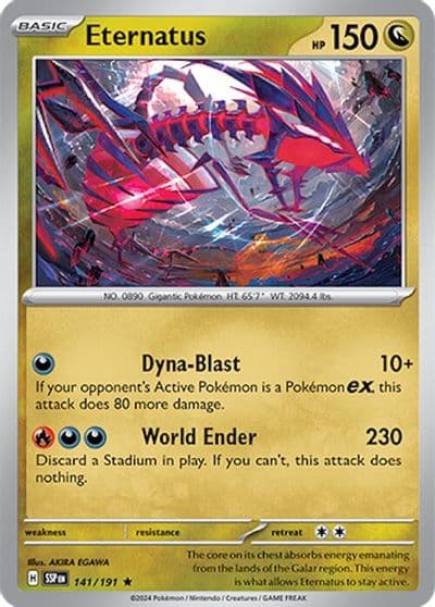 Eternatus SV08: Surging Sparks Pokemon card