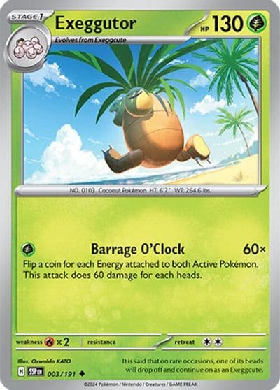 Exeggutor SV08: Surging Sparks Pokemon card
