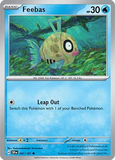 Feebas SV08: Surging Sparks Pokemon card