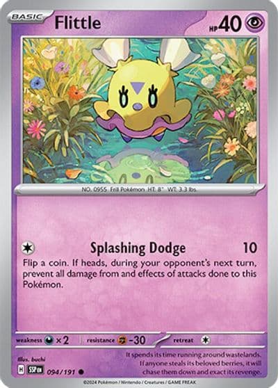 Flittle SV08: Surging Sparks Pokemon card