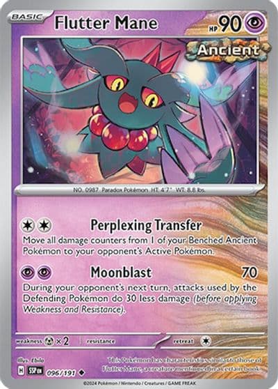 Flutter Mane SV08: Surging Sparks Pokemon card