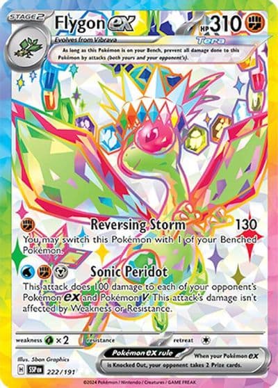 Flygon ex SV08: Surging Sparks Pokemon card