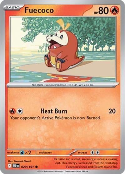 Fuecoco SV08: Surging Sparks Pokemon card