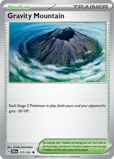 Gravity Mountain SV08: Surging Sparks Pokemon card