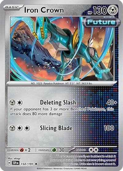 Iron Crown SV08: Surging Sparks Pokemon card