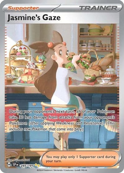 Jasmine's Gaze SV08: Surging Sparks Pokemon card