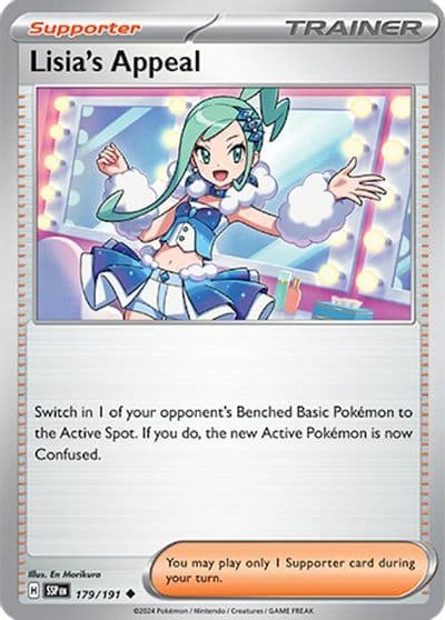 Lisia's Appeal SV08: Surging Sparks Pokemon card