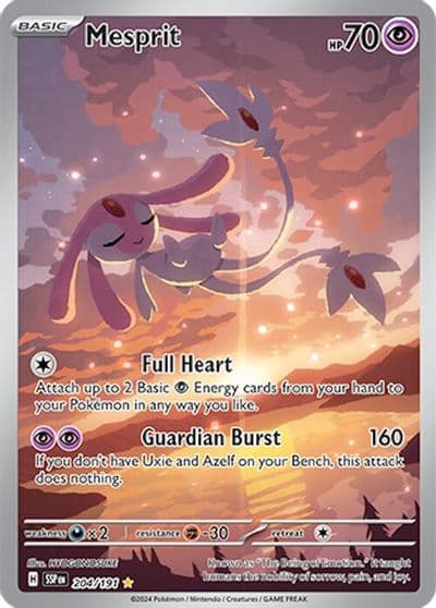 Mesprit SV08: Surging Sparks Pokemon card