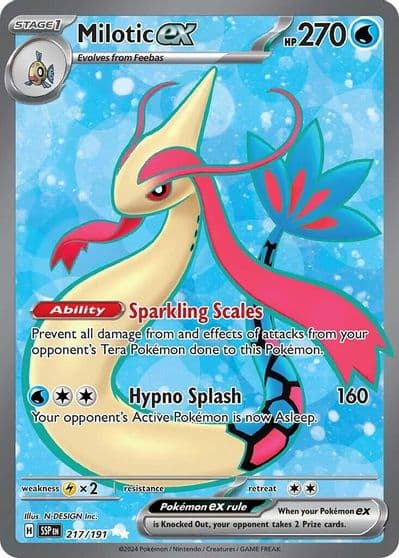 Milotic ex SV08: Surging Sparks Pokemon card