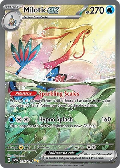 Milotic ex SV08: Surging Sparks Pokemon card