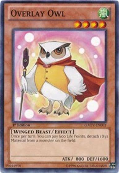Overlay Owl Galactic Overlord Yu-Gi-Oh! card