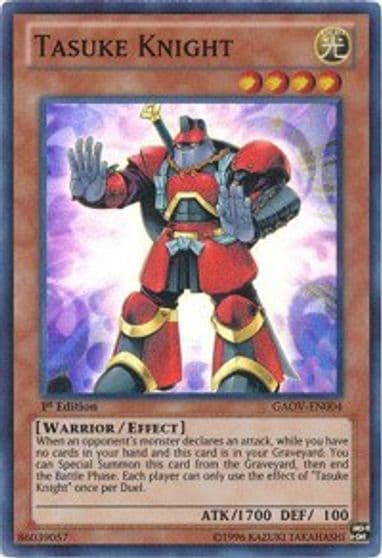 Tasuke Knight Galactic Overlord Yu-Gi-Oh! card