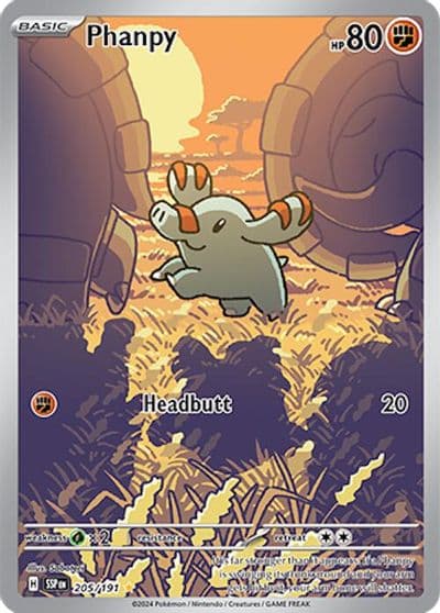 Phanpy SV08: Surging Sparks Pokemon card