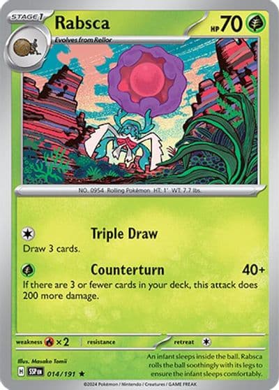 Rabsca SV08: Surging Sparks Pokemon card
