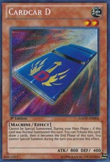 Cardcar D Galactic Overlord Yu-Gi-Oh! card