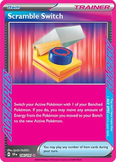 Scramble Switch SV08: Surging Sparks Pokemon card