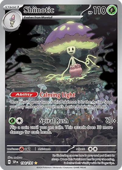 Shiinotic SV08: Surging Sparks Pokemon card