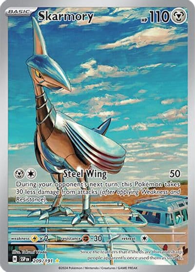 Skarmory SV08: Surging Sparks Pokemon card