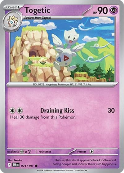 Togetic SV08: Surging Sparks Pokemon card
