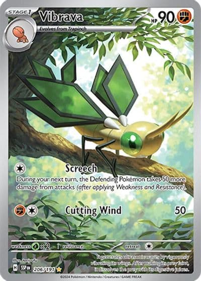 Vibrava SV08: Surging Sparks Pokemon card