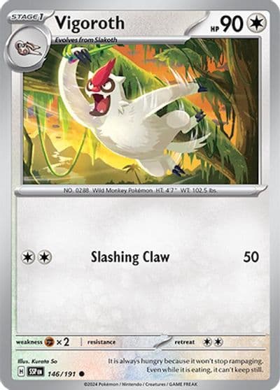 Vigoroth SV08: Surging Sparks Pokemon card