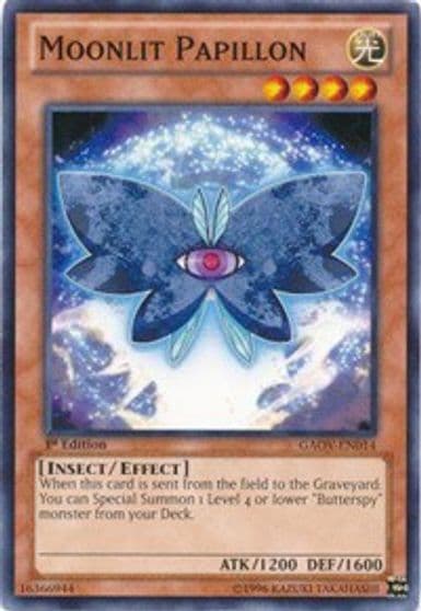 Moonlit Papillon Galactic Overlord Yu-Gi-Oh! card