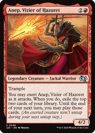 Anep Vizier of Hazoret Anime Foundations Jumpstart Magic card