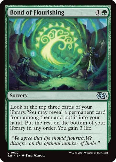 Bond of Flourishing Foundations Jumpstart Magic card