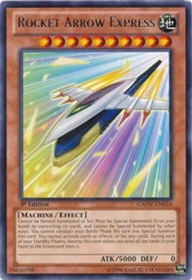 Rocket Arrow Express Galactic Overlord Yu-Gi-Oh! card