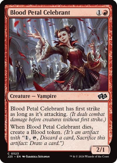 Blood Petal Celebrant Foundations Jumpstart Magic card