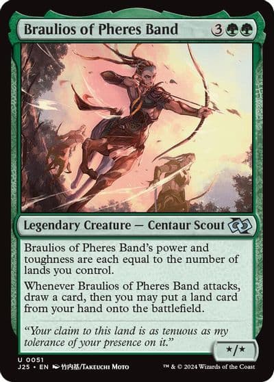 Braulios of Pheres Band Anime Foundations Jumpstart Magic card