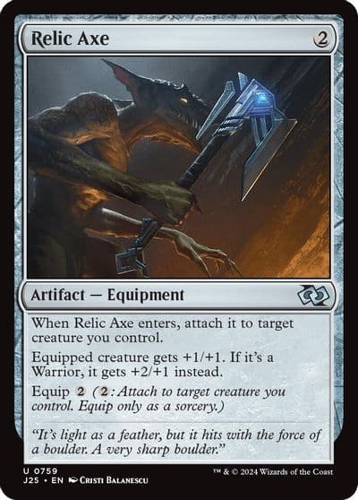 Relic Axe Foundations Jumpstart Magic card