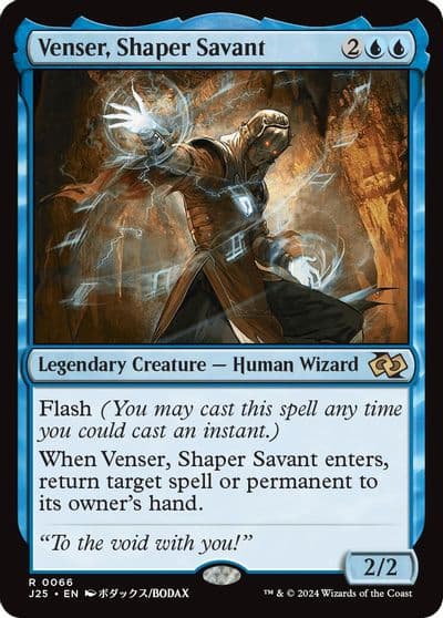 Venser Shaper Savant Anime Foundations Jumpstart Magic card