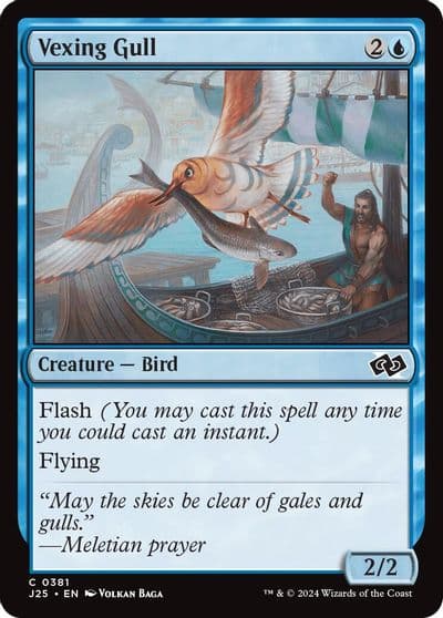 Vexing Gull Foundations Jumpstart Magic card