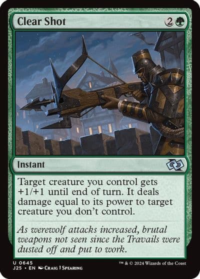 Clear Shot Foundations Jumpstart Magic card