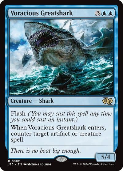 Voracious Greatshark Foundations Jumpstart Magic card