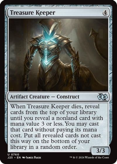 Treasure Keeper Foundations Jumpstart Magic card