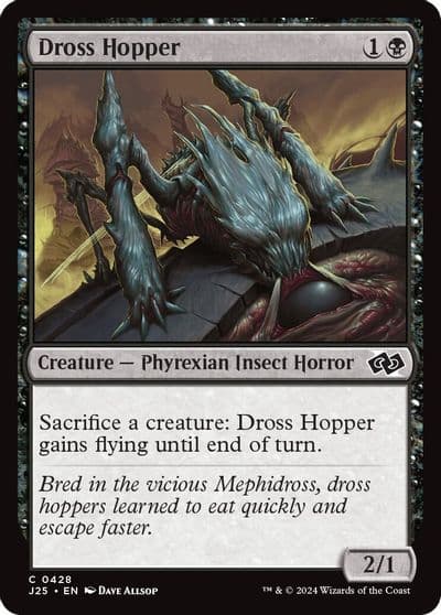 Dross Hopper Foundations Jumpstart Magic card